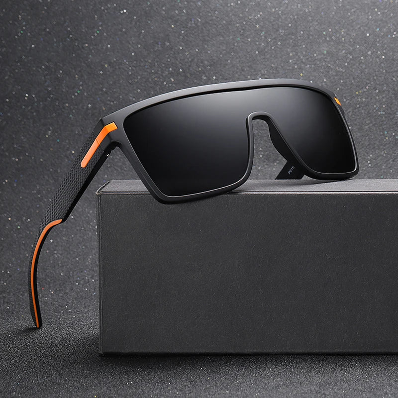 Men’s Large Frame Polarized Sport Sunglasses – UV Protection Shades for Outdoor Activities