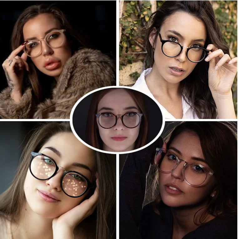Luxury Italian Design Eyeglasses Frames | Vintage Blue Light Glasses for Women & Men Florence