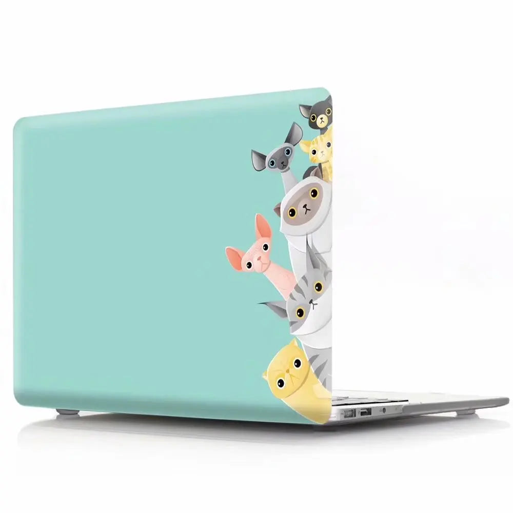 MacBook Pro Case – Stylish Hard Shell Laptop Cover with Cats Animal Design for MacBook 12-Inch