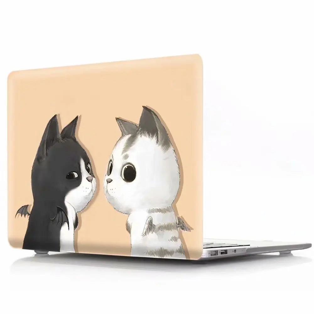 MacBook Pro Case – Stylish Hard Shell Laptop Cover with Cats Animal Design for MacBook 12-Inch