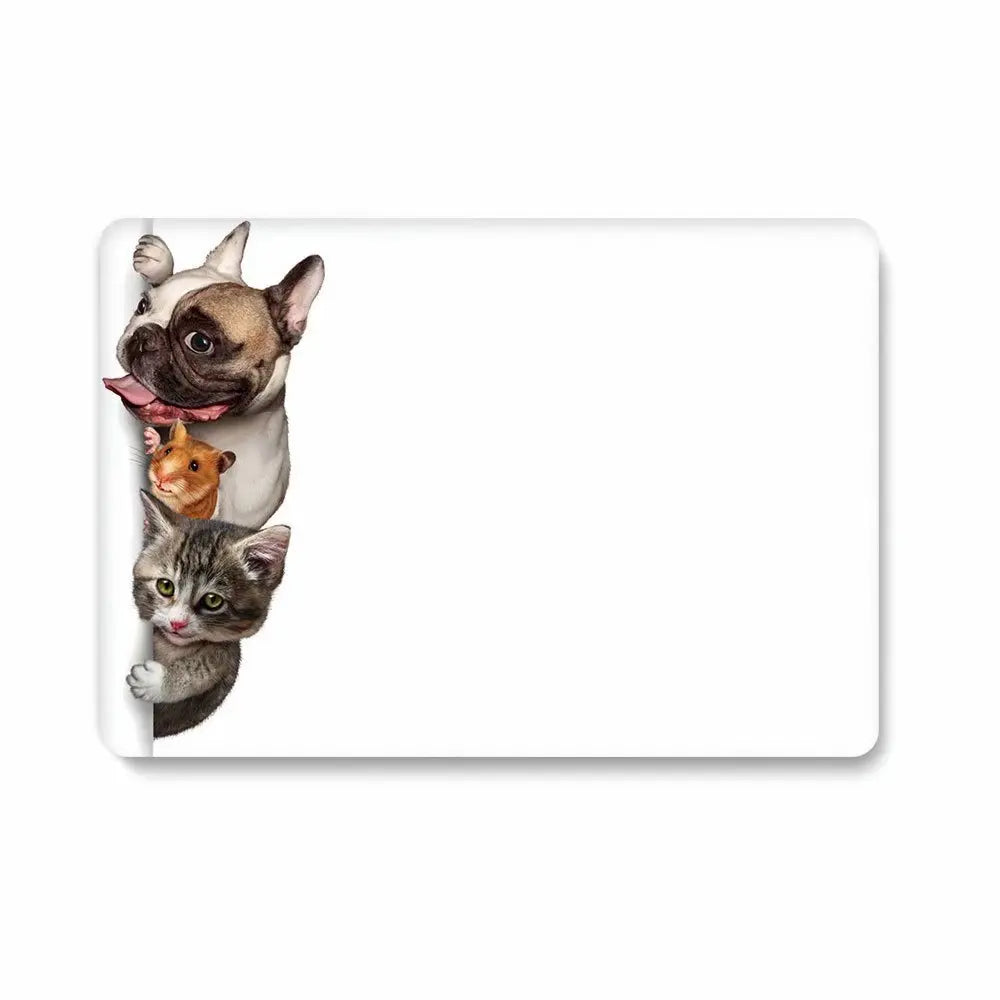 MacBook Pro Case – Stylish Hard Shell Laptop Cover with Cats Animal Design for MacBook 12-Inch