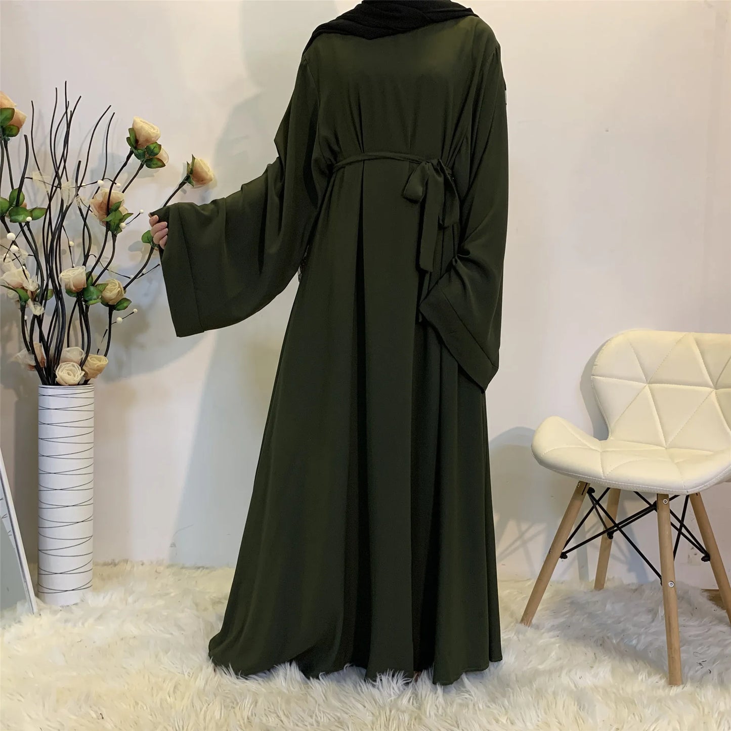 Modest Islamic Long Dresses | Custom Abaya Designs for Women’s Muslim Fashion Yazmina
