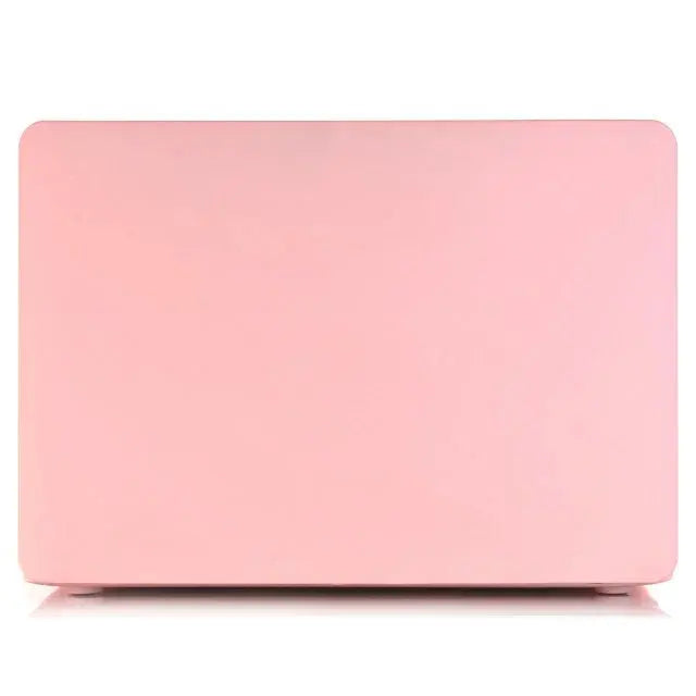 Hard Plastic Matte Cream Laptop Case for MacBook 14 Pro (A2442) & 16 Pro (A2485) – 2021 Models