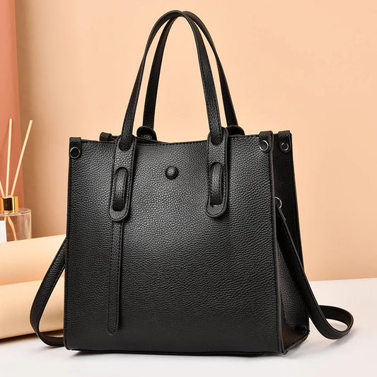 Women's Large Capacity Bucket Handbag - One-Shoulder Crossbody Bag with Zipper Emily