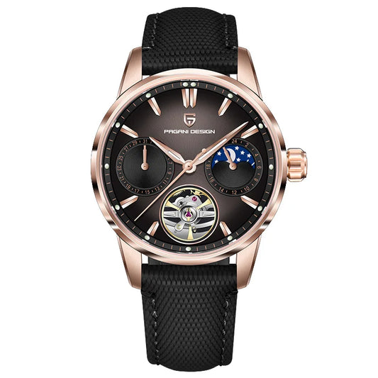 PAGANI DESIGN YS021 Men’s Automatic Mechanical Watch | 41mm Stainless Steel Luxury Wristwatch, 100M Waterproof