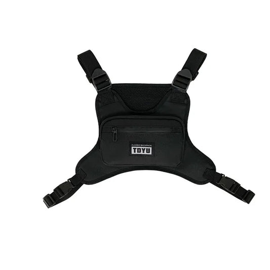 Men's and Women's Fashion Chest Bag – Trendy Streetwear Vest Style with High-Capacity, Wear-Resistant Oxford Design for Motorcycle and Hip-Hop Lucas