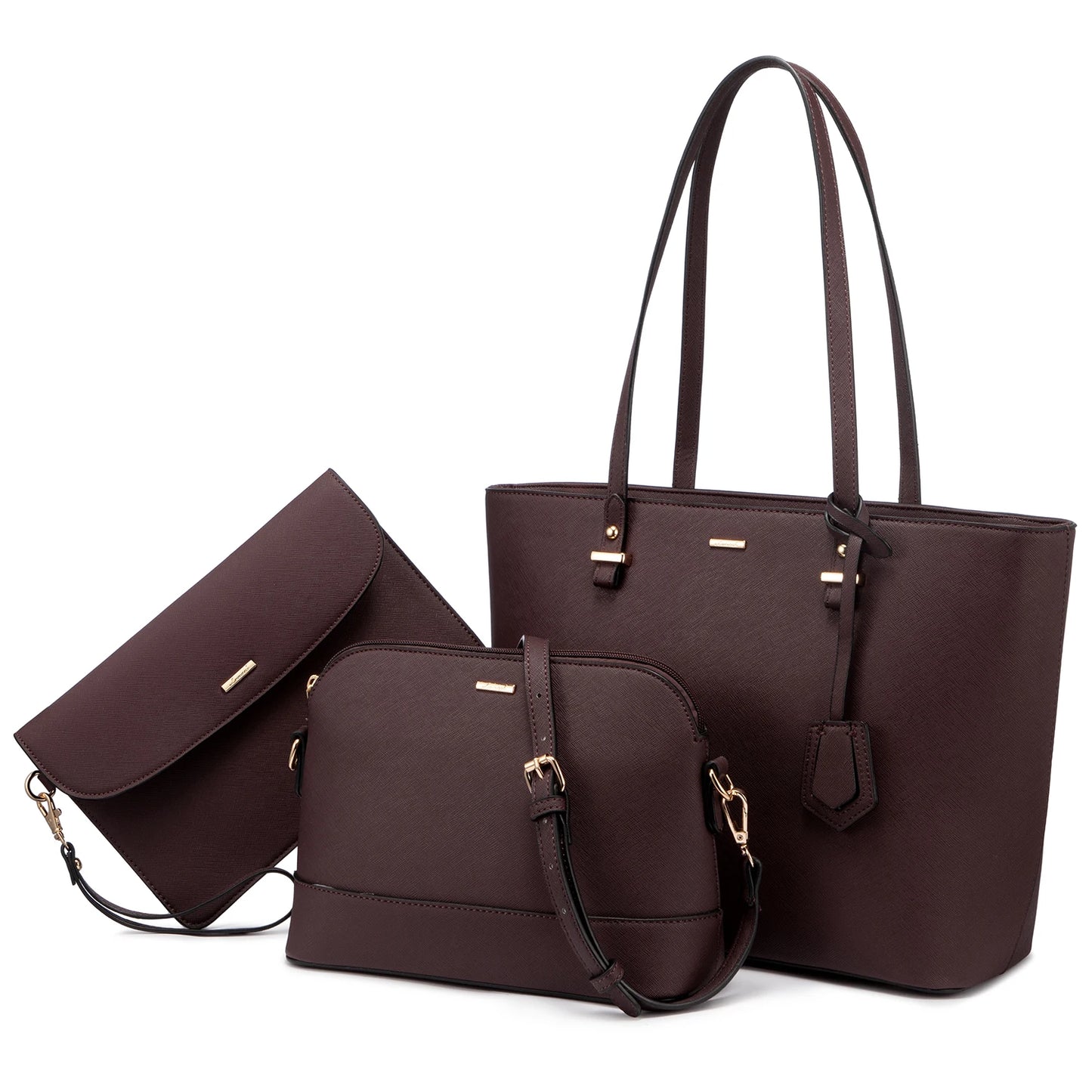 LOVEVOOK 2023 Designer Women’s Tote Bag Set – Fashion PU Leather Handbags, Luxury Crossbody Bags & Purses Marivic