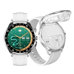 1.43" AMOLED Smart Watch with TWS Earbuds – IP67 Waterproof Fitness Tracker, Heart Rate Monitor, Bluetooth Calling & Music Control for Men Caldris