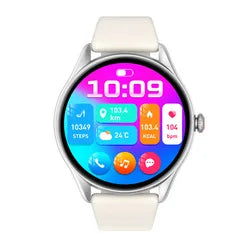 NFC M19 Pro Smartwatch with Bluetooth Calling – 1.43” AMOLED Display, Message Notifications, Heart Rate & Temperature Monitor, Fitness Sports Watch Fennric