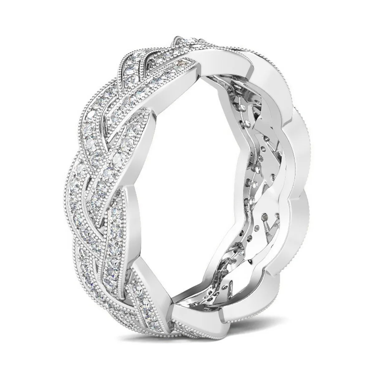 Luxury Moissanite Diamond Ring in 925 Sterling Silver – Unisex Hip Hop Statement Ring for Men & Women Lex