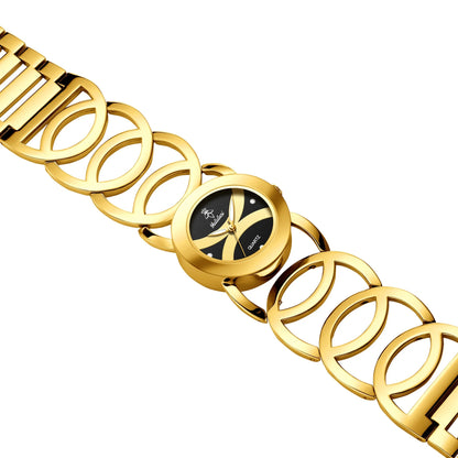 Orimart Women’s Sport Luxury Quartz Watch 30mm – Slim Acrylic Case, Pointer Dial, Alloy Band, 10M Water Resistant Faelina