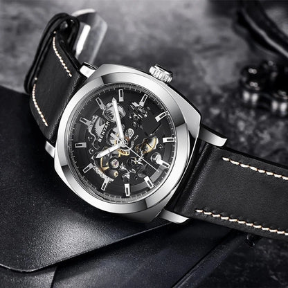 BENYAR 5121 Luxury Men’s Automatic Mechanical Watch – Skeleton Dial Relogio Masculino