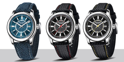 PAGANI DESIGN 1778 Men's Automatic Mechanical Watch – NH35A Movement, Sapphire Crystal, 100M Waterproof, Braided & Leather Strap