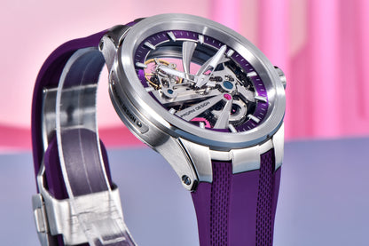 Pagani Design PD‑YS030 Men's Automatic Skeleton Watch – Sapphire AR Crystal, Stainless Steel, Waterproof Sports