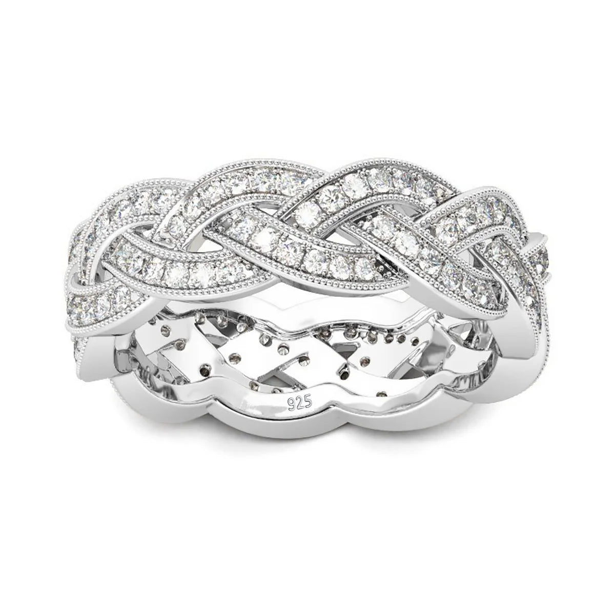 Luxury Moissanite Diamond Ring in 925 Sterling Silver – Unisex Hip Hop Statement Ring for Men & Women Lex