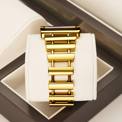 Women’s 34mm Square Quartz Watch – Minimalist Alloy Case, Mineral Glass Dial, 10M Water Resistant, Elegant Daily Wear Francine