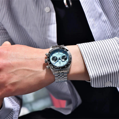 PAGANI DESIGN 1813 BB Flamingo Chronograph Men’s Watch – Luxury Sports Quartz Timepiece, Sapphire Crystal, 100M Waterproof (2026 Model)