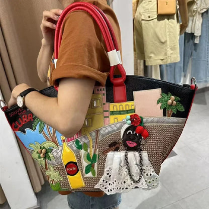 Women’s PU Leather Handbag – Stylish Tote, Shoulder & Crossbody Messenger Bag Krysta
