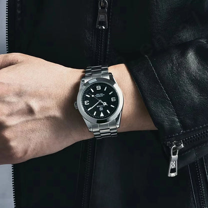 BENYAR 5177 Automatic Watch for Men – 50M Waterproof Stainless Steel Luxury Business Sports Wristwatch