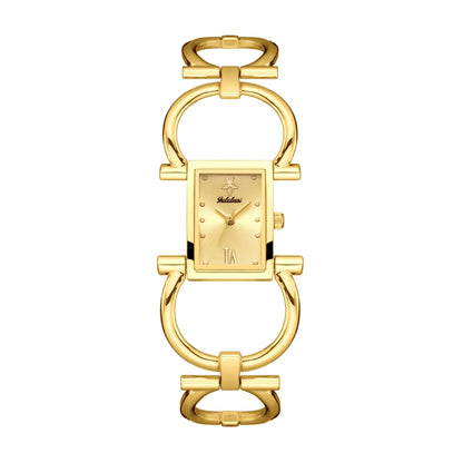 Women’s Retro Luxury Minimalist Quartz Watch – Artistic Alloy Bracelet, Elegant Analog Design, Water Resistant for Daily Wear Sylvara