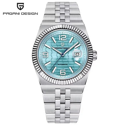 PAGANI DESIGN YS027 Men's Luxury Automatic Watch - 3D Rhombus Dial, MIYOTA 8215 Movement, Mechanical Wristwatch