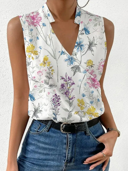 Women's Spring and Autumn New Style Sleeveless Blouse Lilly