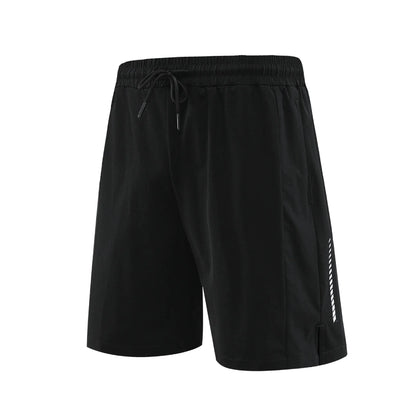 Men's Lightweight Nylon Mesh Athletic Shorts – Printed Patchwork Design