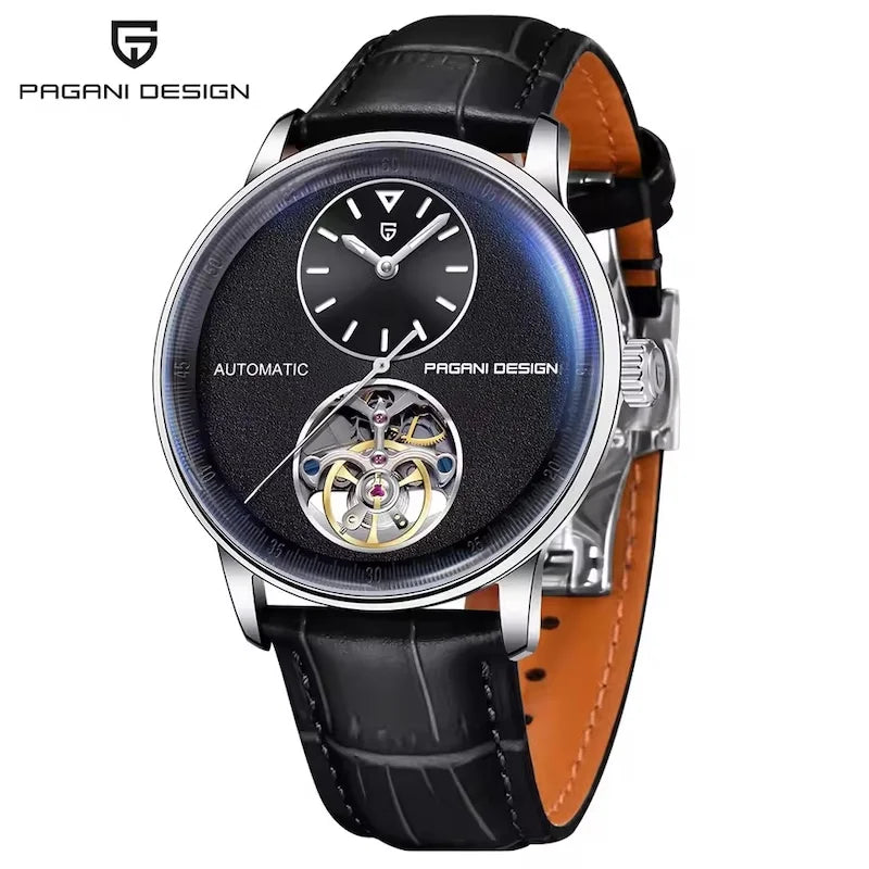 PAGANI DESIGN PD‑1796 Men’s Automatic Watch – 42mm Mechanical Style, 5Bar Waterproof, Luminous Sport & Business Wristwatch