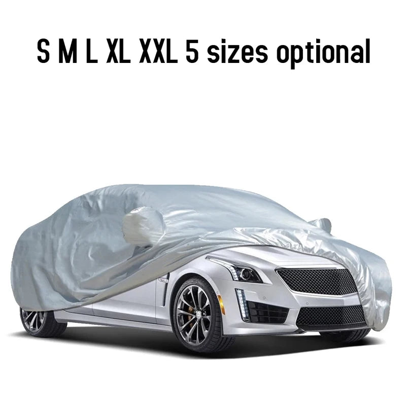 Universal Full Car Cover | Indoor & Outdoor UV Protection, Heat-Resistant, Dustproof, Scratch-Resistant for Sedans