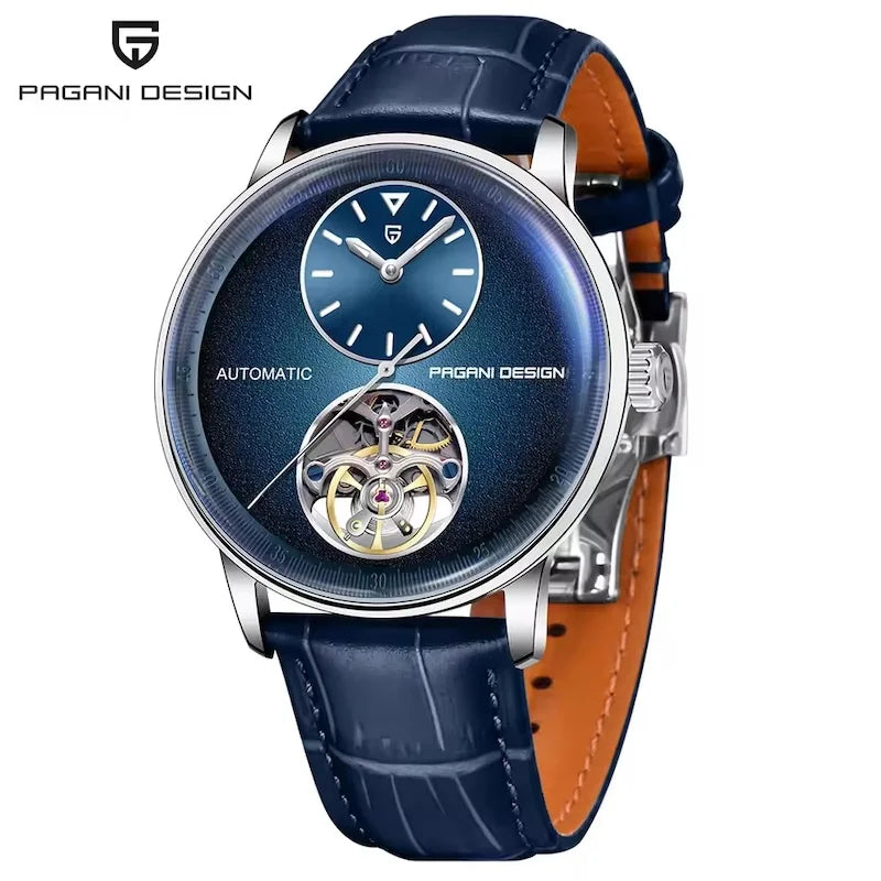 PAGANI DESIGN PD‑1796 Men’s Automatic Watch – 42mm Mechanical Style, 5Bar Waterproof, Luminous Sport & Business Wristwatch