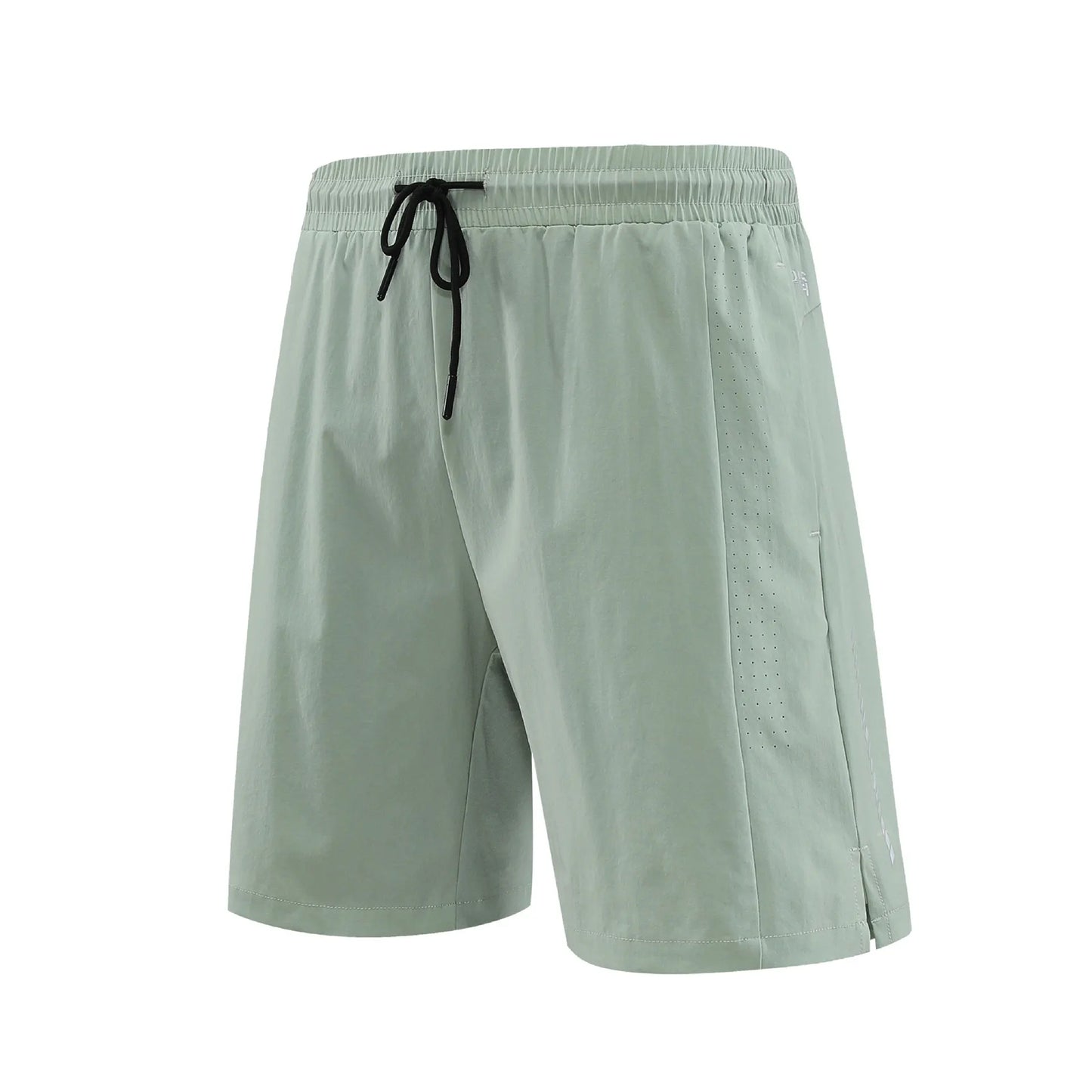 Men's Lightweight Nylon Mesh Athletic Shorts – Printed Patchwork Design