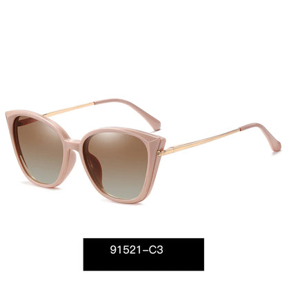 Unisex Oversized Polarized Sunglasses – TR90 Large Fit-Over Square Cat Eye Glasses for Stylish UV Protection
