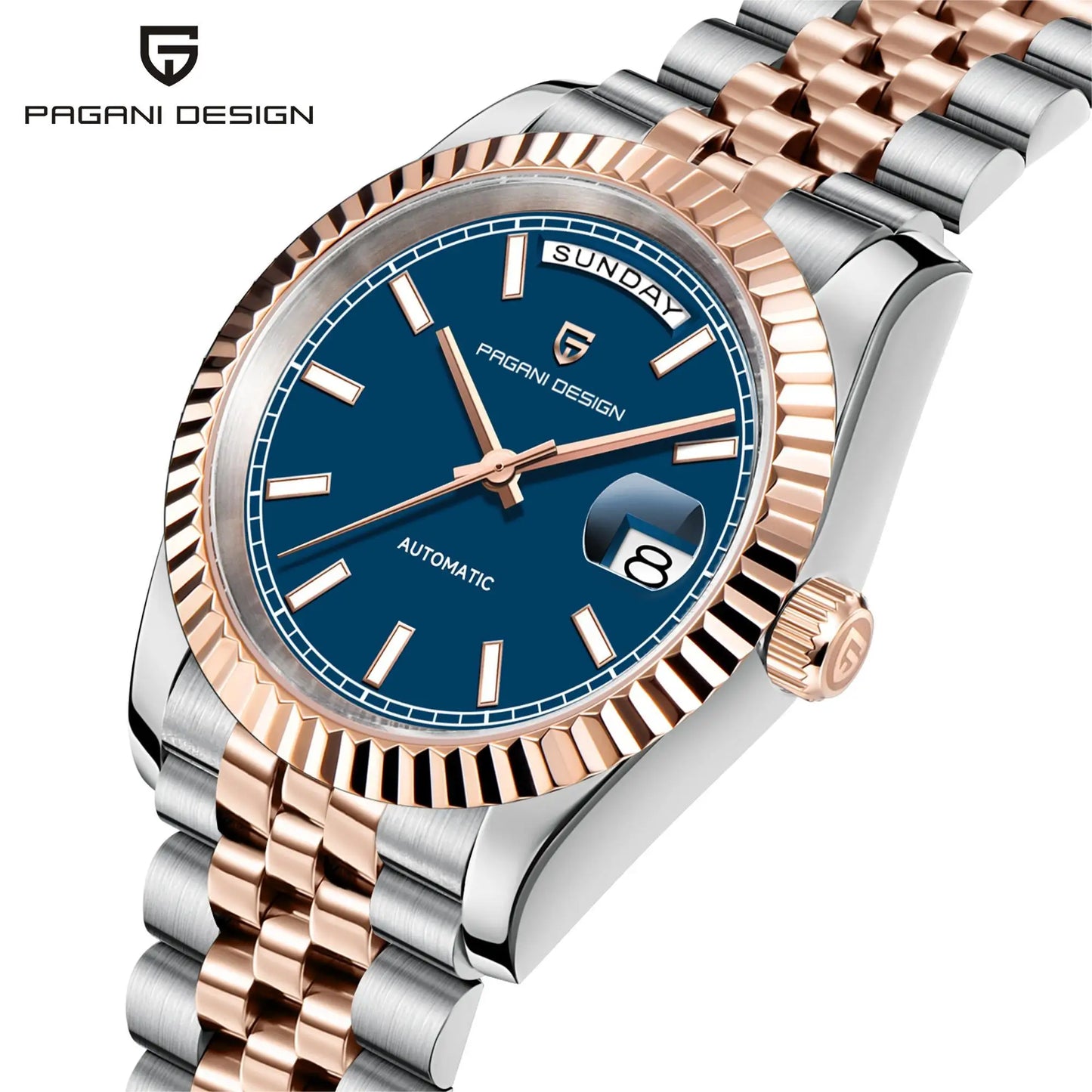 PAGANI DESIGN PD-1752 Rose Gold DD36 Men’s Mechanical Watch | 2025 Luxury Automatic Watch | Sapphire Glass | High‑End Wristwatch for Men