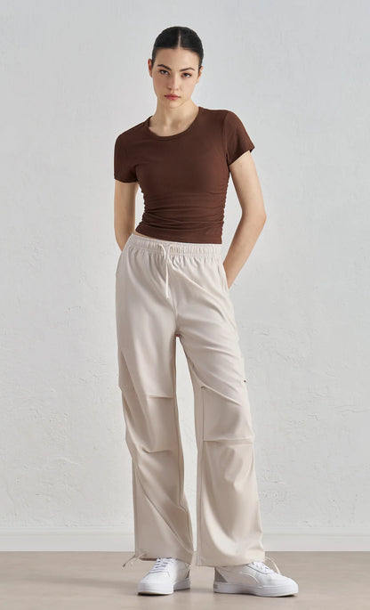 Women Casual Sports Straight Wide Leg Cargo Jogging Pants Workout Fitness Women's Joggers