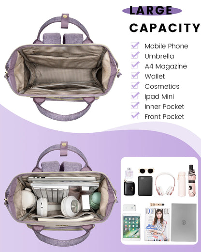 LOVEVOOK 13-14 Inch Stylish Women's Backpacks | Cute, Smart, School Bags for Teens Jeramie