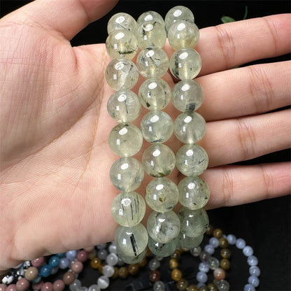 10MM Rose Quartz Healing Crystal Gemstone Beaded Stretch Bracelet – Energy, Love & Perfect Gift