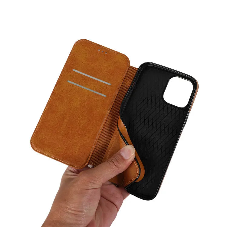 Retro PU Leather Flip Wallet Phone Case | Multi-Card Holder Magnetic Cover for iPhone 11, 12, XS, SE, 7, 8