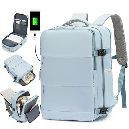 Travel Backpack with Shoe Compartment and Laptop Storage for Ultimate Convenience