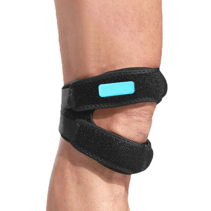 Double Patella Knee Strap Adjustable Neoprene Knee Brace for Knee Pain Relief & Support