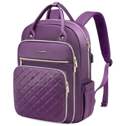 LOVEVOOK Fashion Travel Backpack | Water-Resistant, Multi-Pocket College Bookbag for Women, Fits 15.6" & 17" Laptops