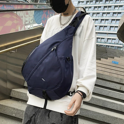 Japanese Style Tactical Techwear Waterproof Sling Bag – Multifunctional Crossbody Motorcycle Shoulder Backpack Orson