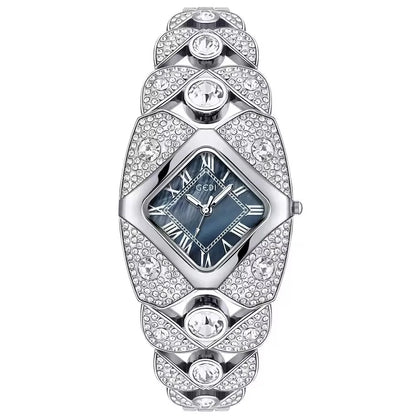 GEDI L008 Women’s Bracelet Watch – Elegant Rhinestone Luxury Quartz Wristwatch | Fashion High‑Quality Ladies’ Watch & Perfect Gift