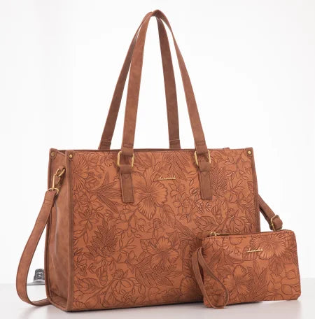 Women’s Laptop Handbag & Insulated Cooler Lunch Bag, Waterproof for Work, School, or Travel|
 2pcs Ladies Shoulder Bags Set
