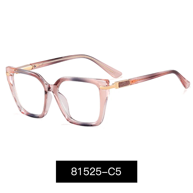 Women’s Square TR90 Optical Glasses – Fashionable Anti-Blue Light Eyewear Keira