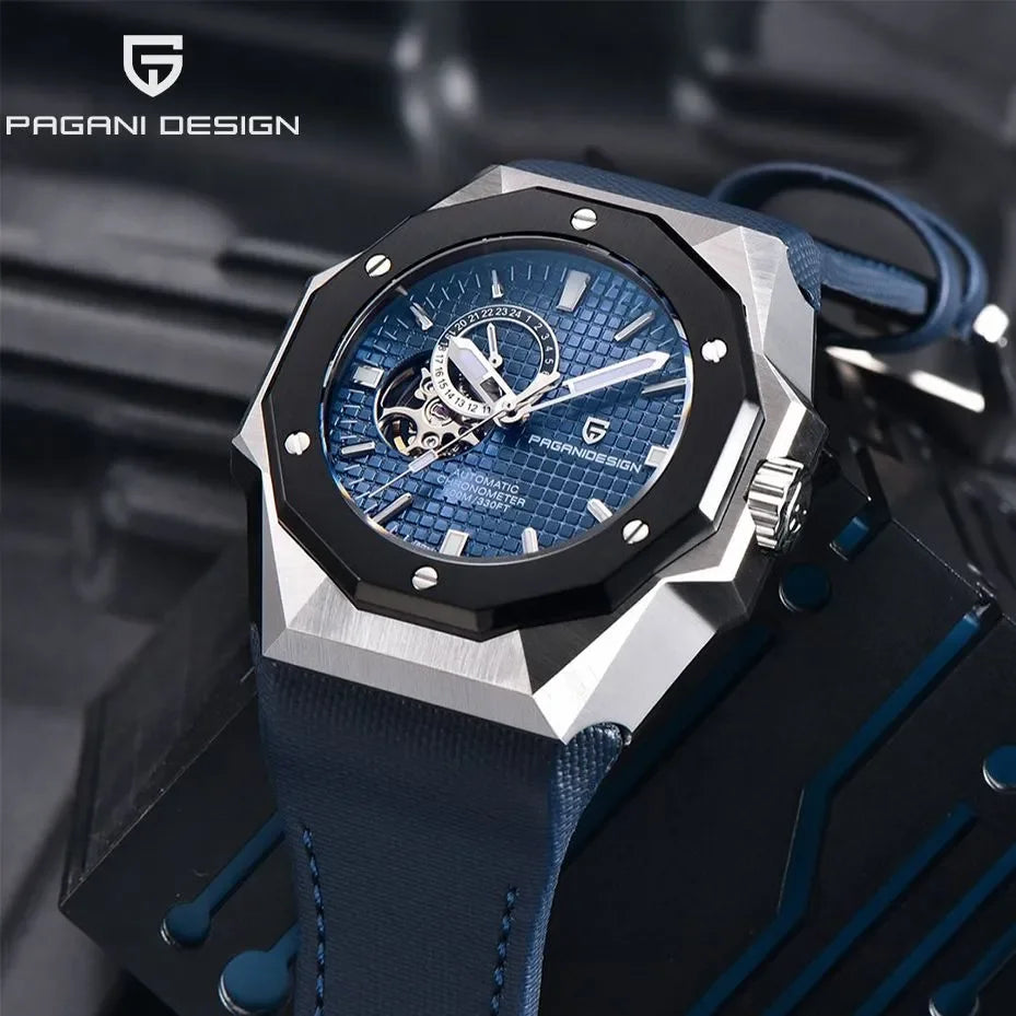 PAGANI DESIGN 
PD-YS010 Men's Mechanical Watch - Automatic, Stainless Steel, Sapphire Crystal, NH39A Movement, 100M Waterproof