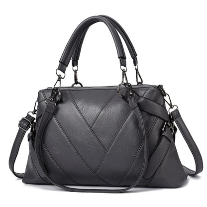 Soft Leather Handbag for Women – Large-Capacity Ladies' Shoulder Bag for Everyday Use Leila