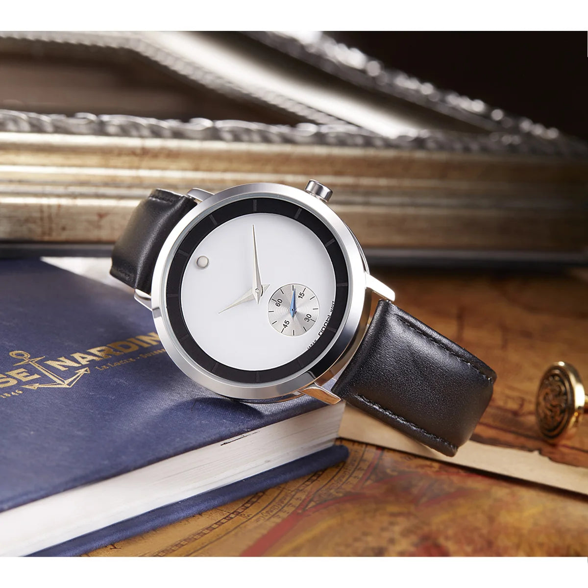 Sinobi Men’s Watch Gift Set – Luxury Watch, Pen & Collar Buckle in Box