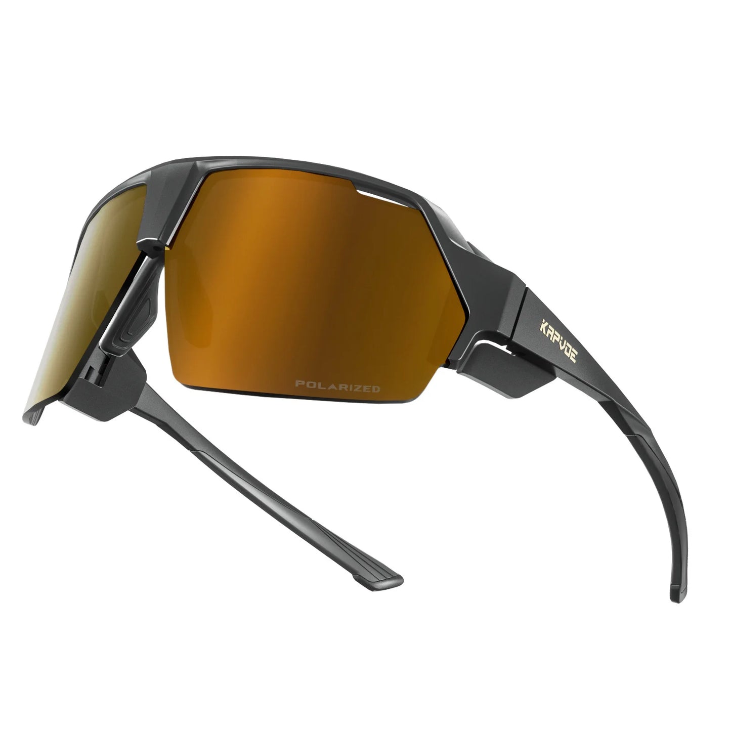 Polarized UV400 Oversized Sports Sunglasses - Cycling, Running, Cricket, and Road Bike Goggles for Men Riley