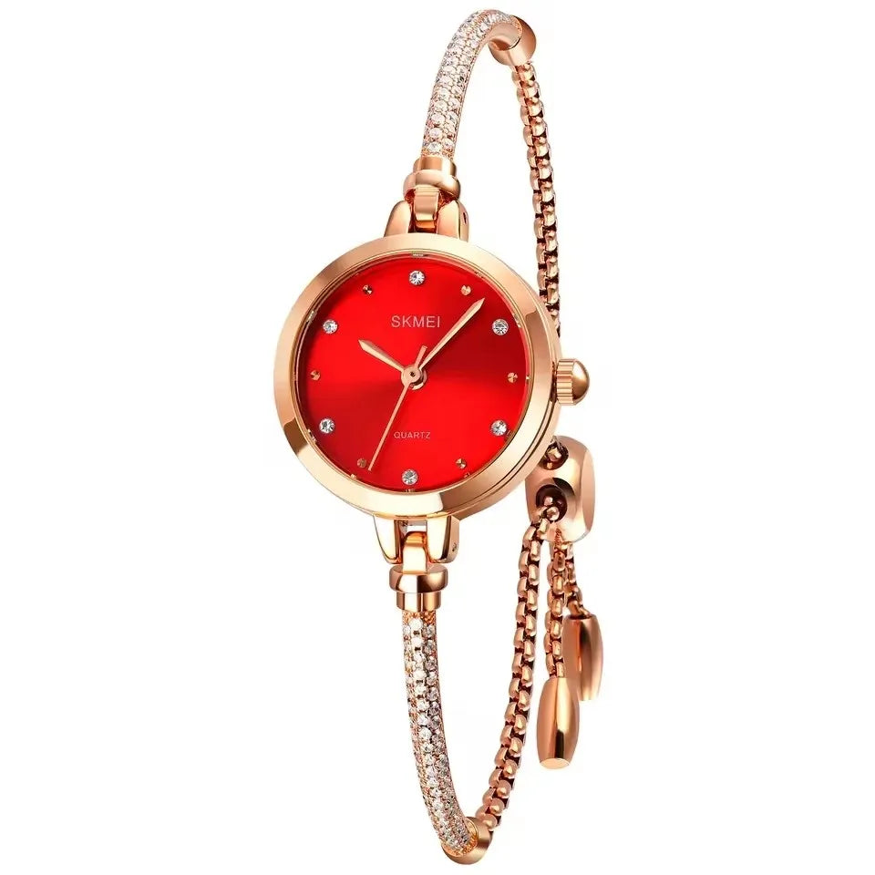 Skmei 1805 Luxury Quartz Watch for Women – Fashion Bracelet Ladies Wristwatch, Classic Design, High-Quality Dressing Accessory Josette