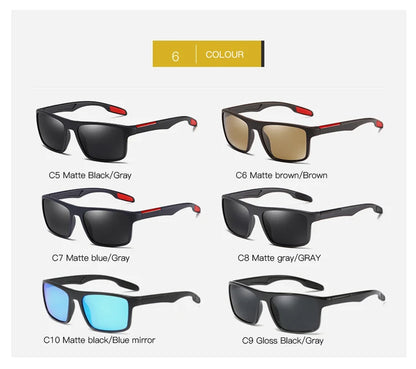 Men's Polarized Sports Sunglasses – Outdoor Driving & Fishing Eyewear, UV Protection